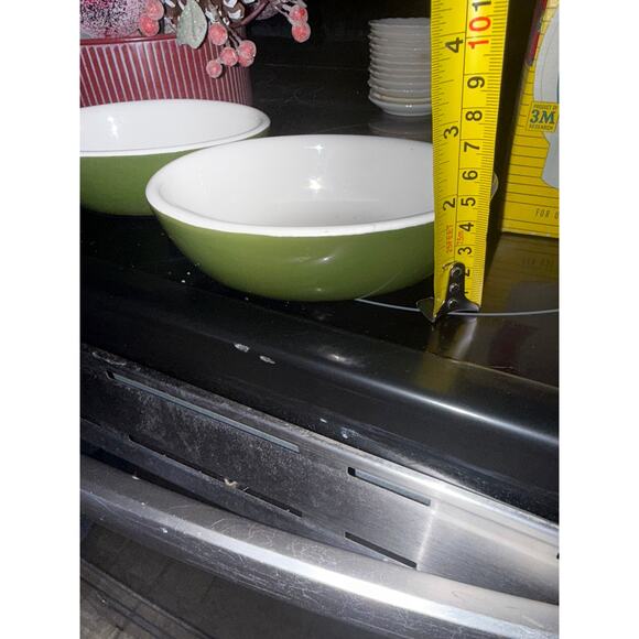 Green hall oval dishes ( price one dish) - Picture 3 of 4